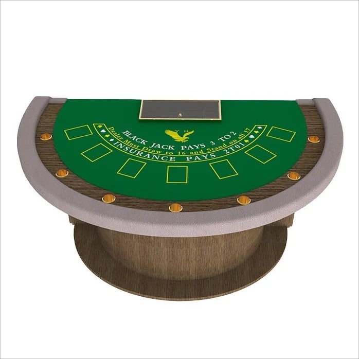 7 Seats Semicircular Exclusive Blackjack Poker Table