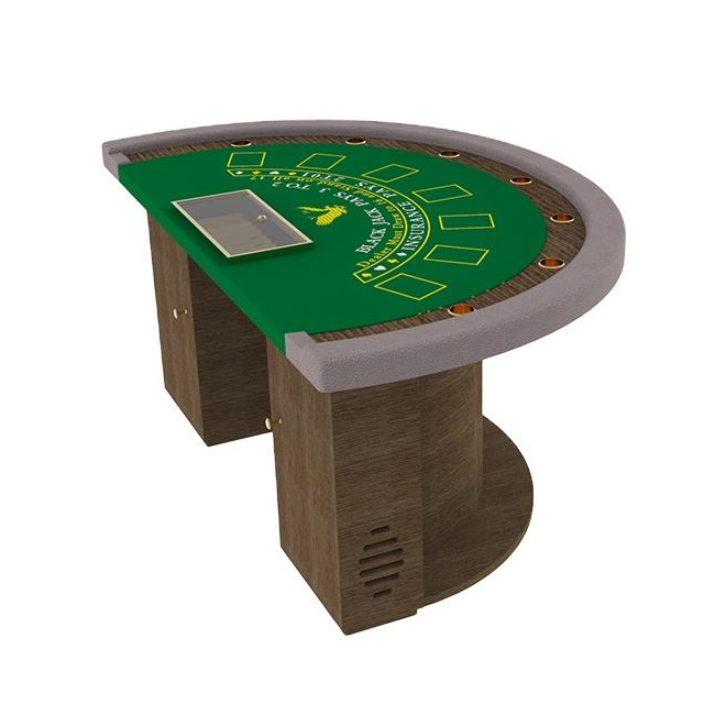 7 Seats Semicircular Exclusive Blackjack Poker Table