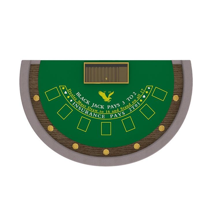 7 Seats Semicircular Exclusive Blackjack Poker Table