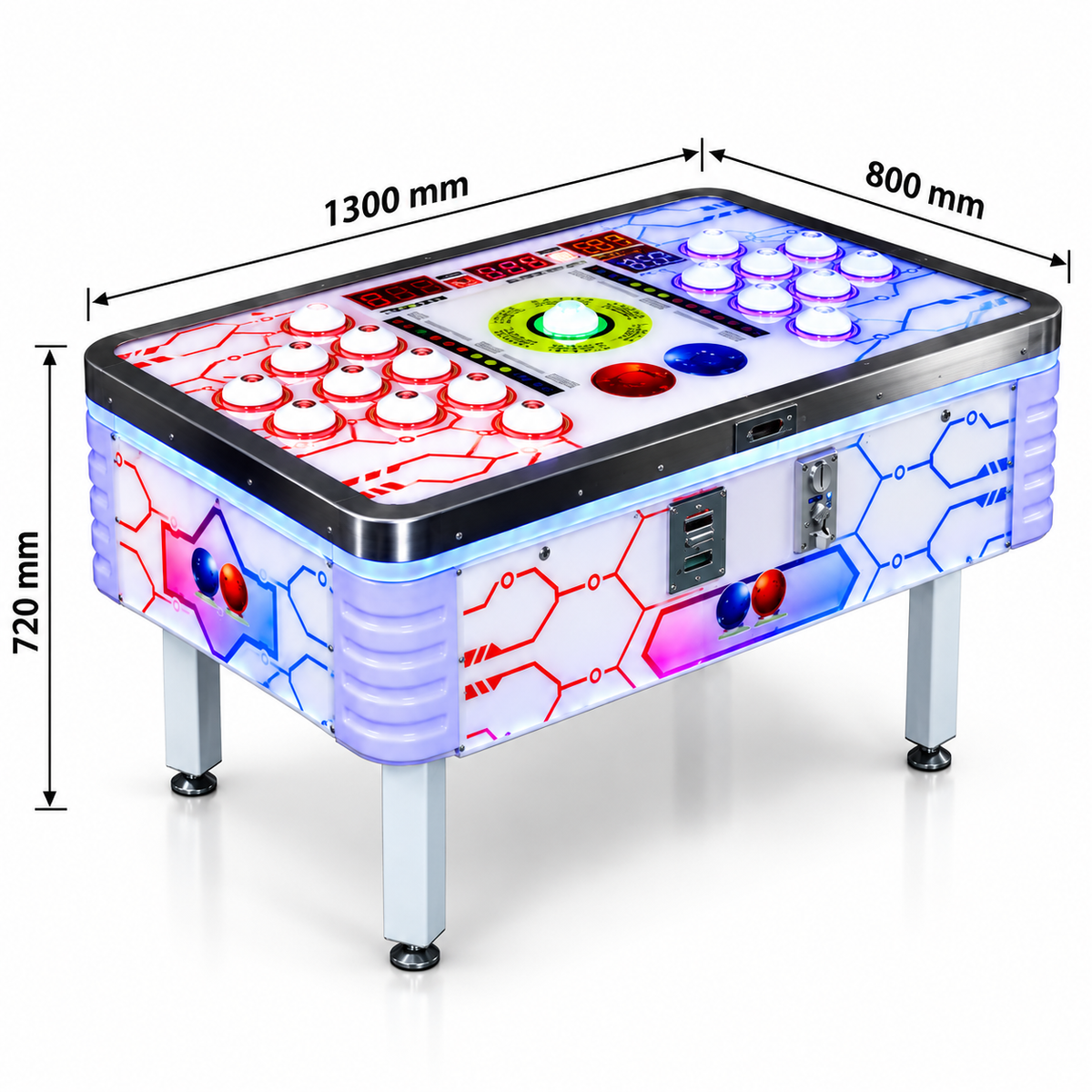 Two-Player Coin Operated PK Battle Arcade Game Console
