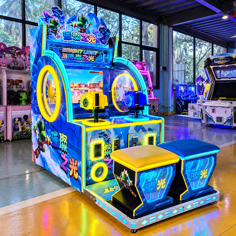 Coin-Operated Ice Man Shooting Arcade Game Machine – view 2