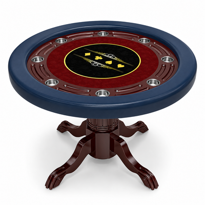 8 Players Texas Hold Poker Table Modern Luxury Casino