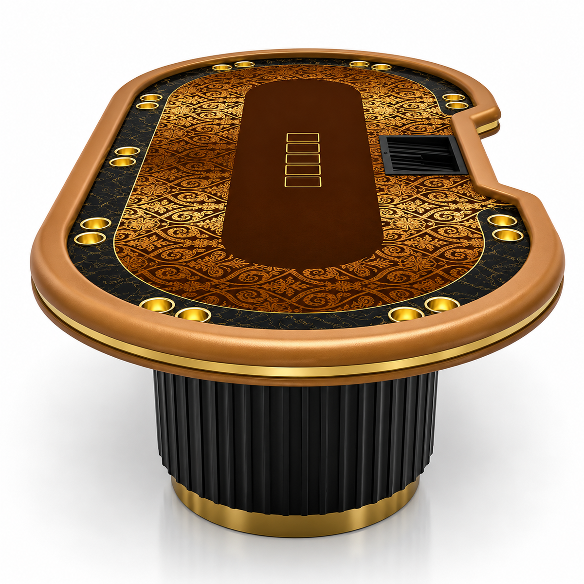 Professional Texas Hold Poker Table Deluxe Casino MDF