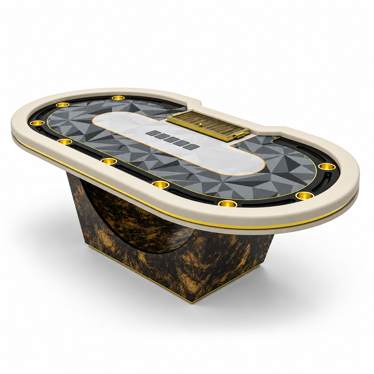 Casino Gambling Table Luxurious Texas Holdem Poker Table