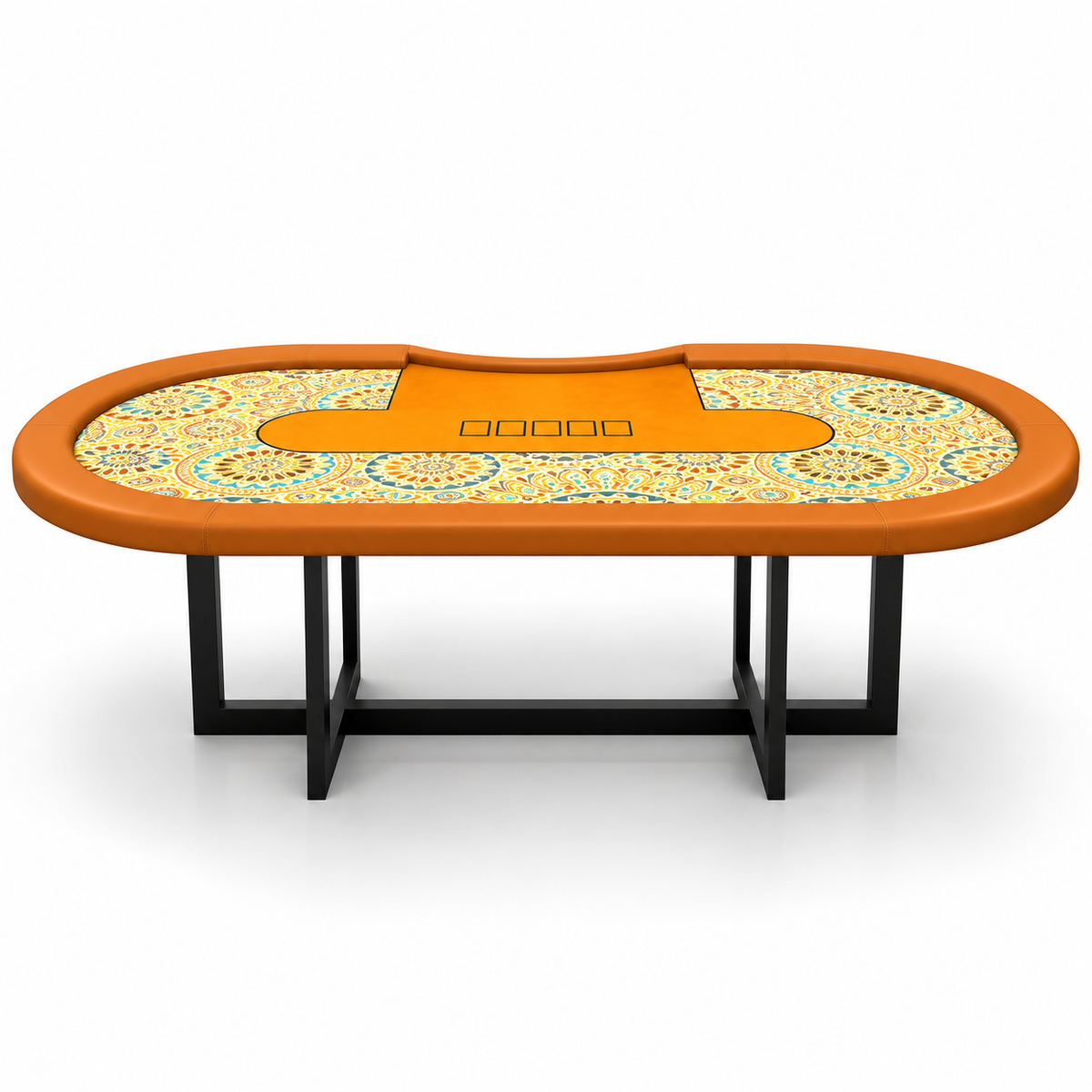 Modern Texas Hold’em Poker Table for Home Casino Gaming