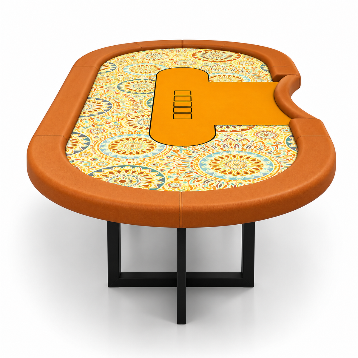 Modern Texas Hold’em Poker Table for Home Casino Gaming