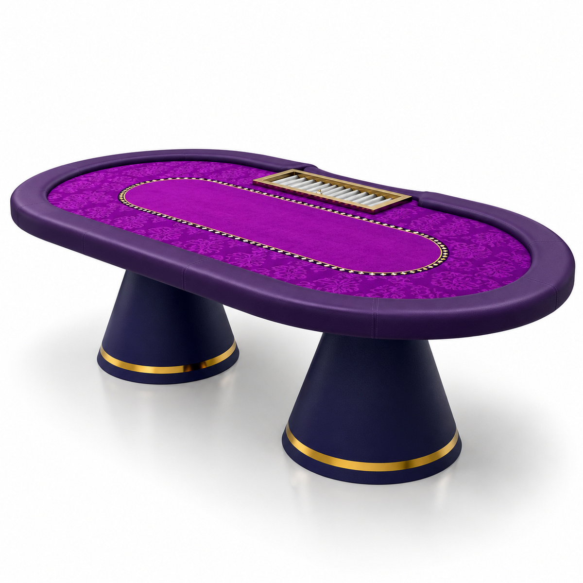 Deluxe MDF Texas Hold’em Poker Table for Casino Gaming