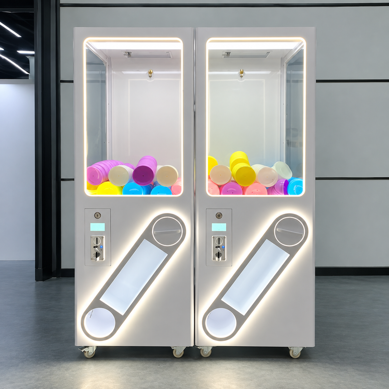 Metal Construction Kids Arcade Game Machine Capsule Unit