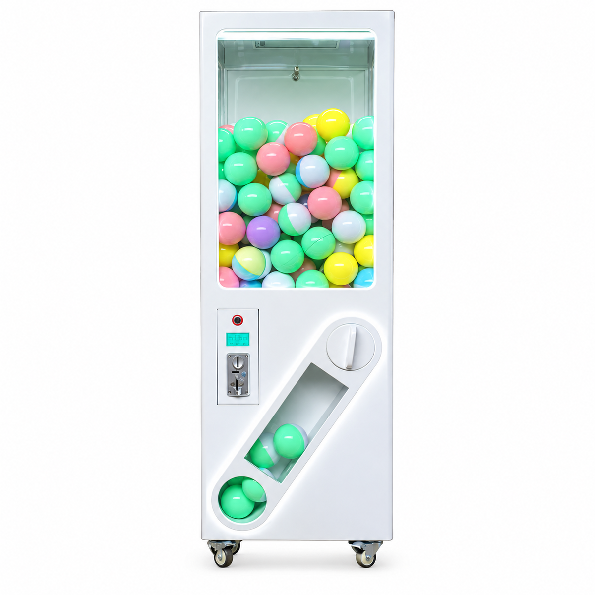 Metal Construction Kids Arcade Game Machine Capsule Unit