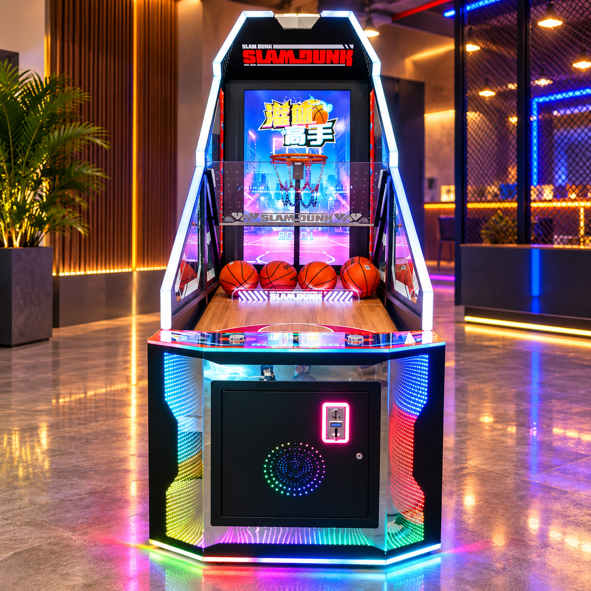 Adult Basketball Shoot Arcade Game Machine Sports Arcade