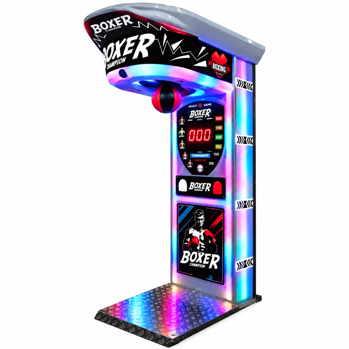 Electronic Coin Operated Kick Boxing Arcade Machine