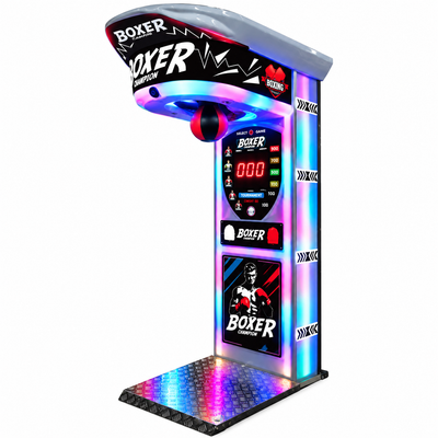 Electronic Coin Operated Kick Boxing Arcade Machine