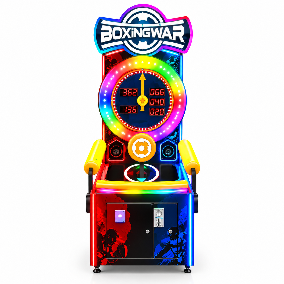 Coin Operated Boxing Punching Machine Arcade Strength Test