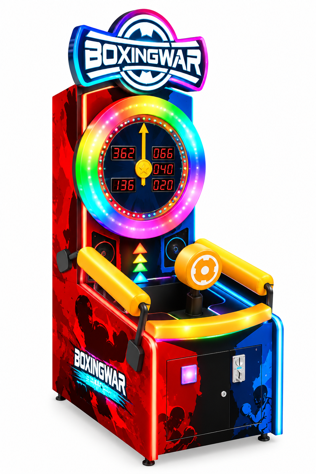 Coin Operated Boxing Punching Machine Arcade Strength Test
