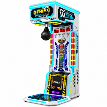 Speaking Coin Operated Punch Arcade Boxing Machine Rumble