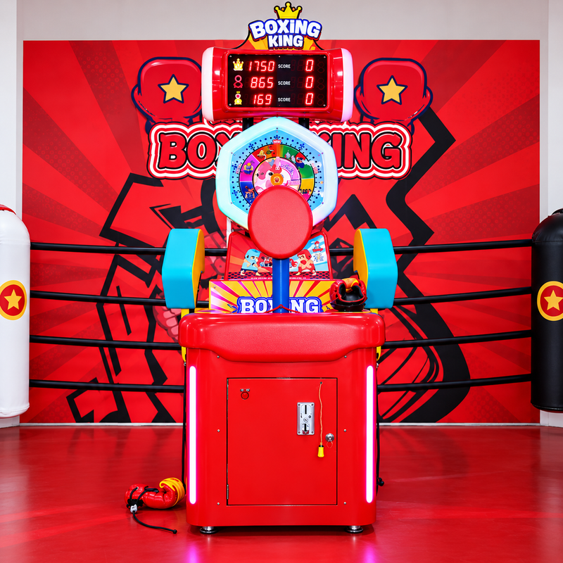 Indoor Boxing Game Machine Adults Metal English 220V