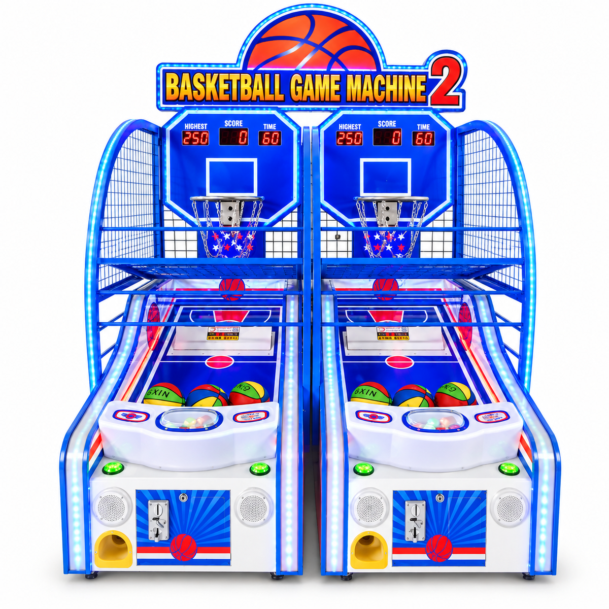 Eurostyle Jinns Coin Operated Basketball Arcade Machine