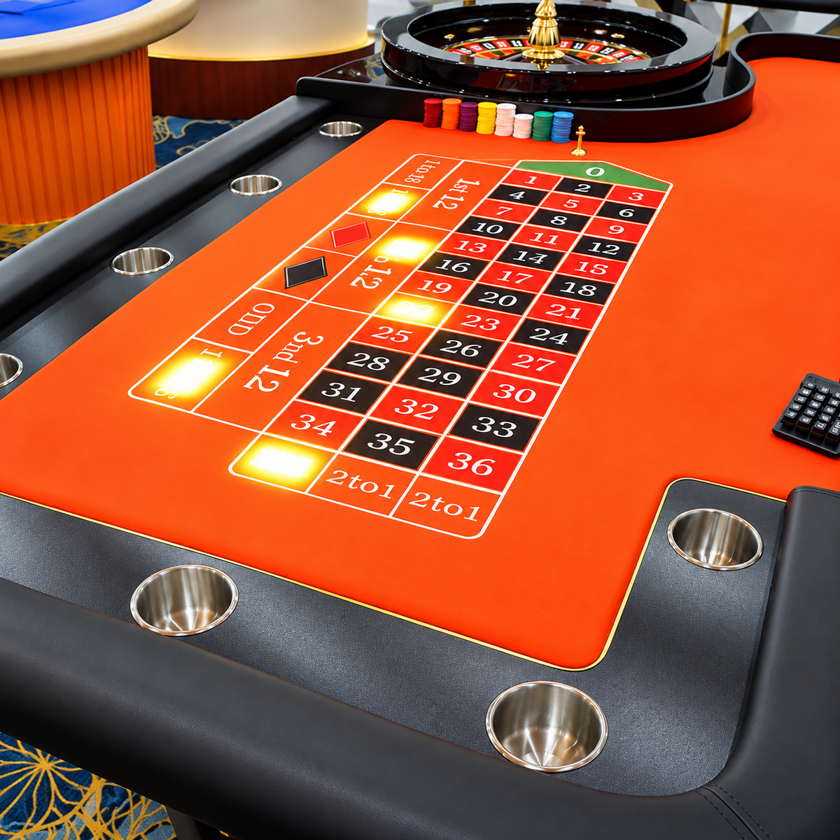 Electronic Roulette Table American European Casino Table Game
