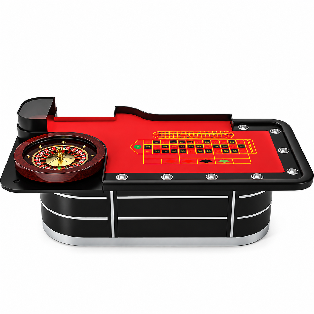 Electronic Gambling Poker Table Professional Casino Set