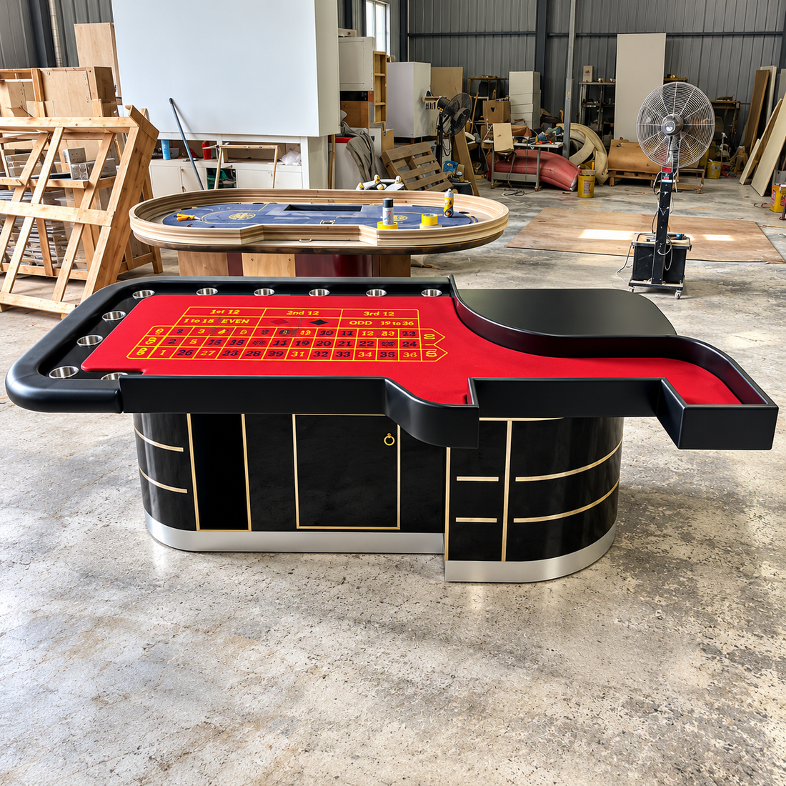 Electronic Gambling Poker Table Professional Casino Set