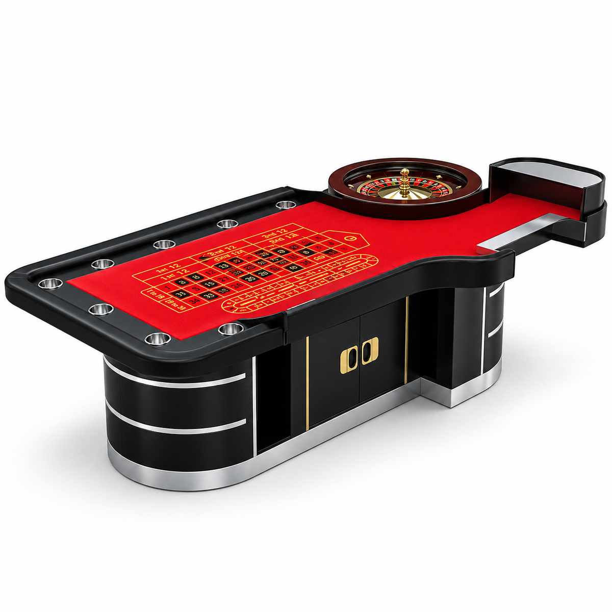 Electronic Gambling Poker Table Professional Casino Set