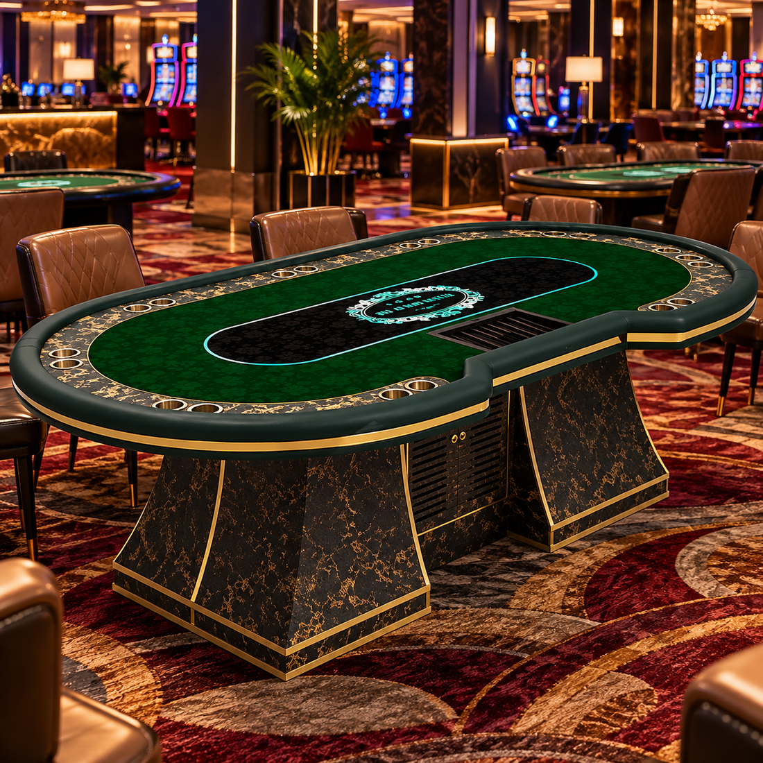 Texas Hold Poker Table Cabinet Professional Design