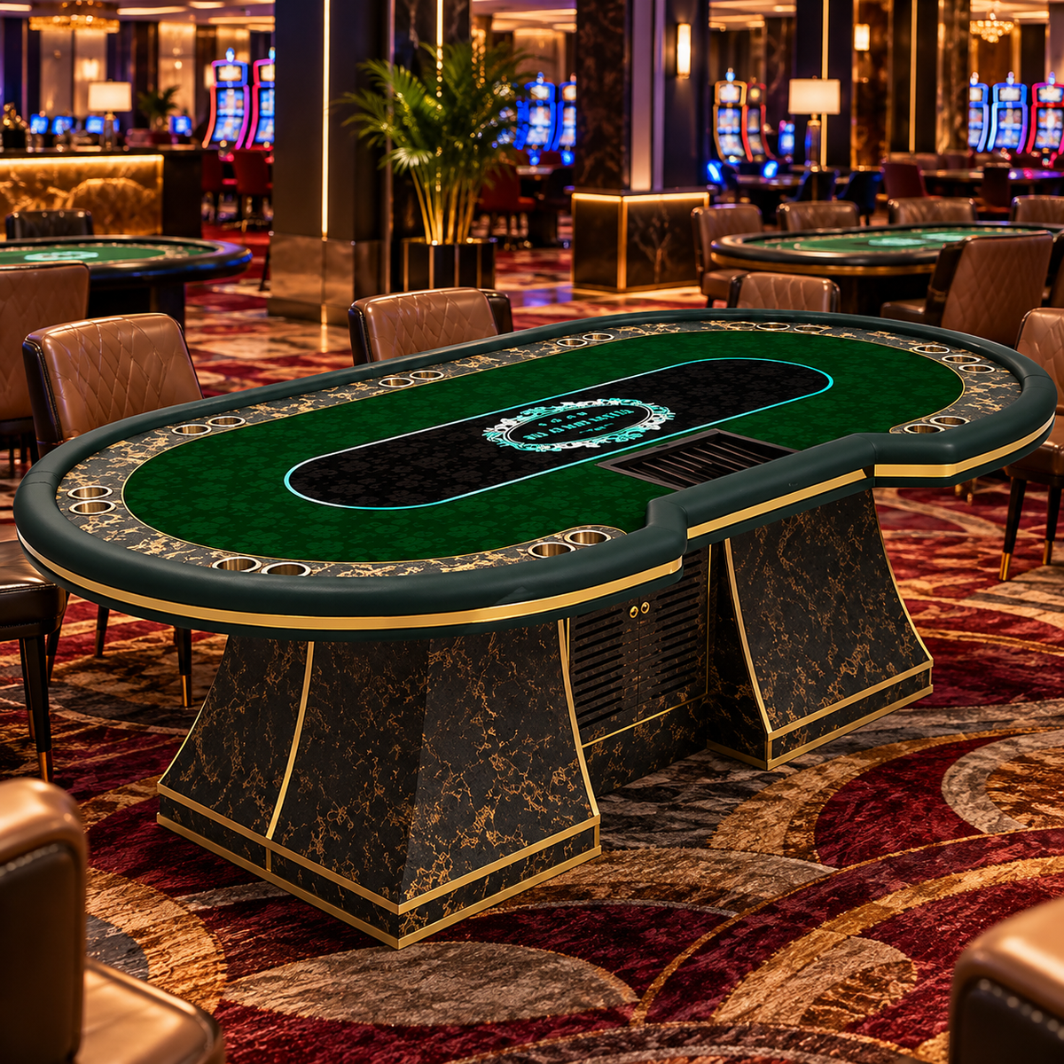 Texas Hold Poker Table Cabinet Professional Design
