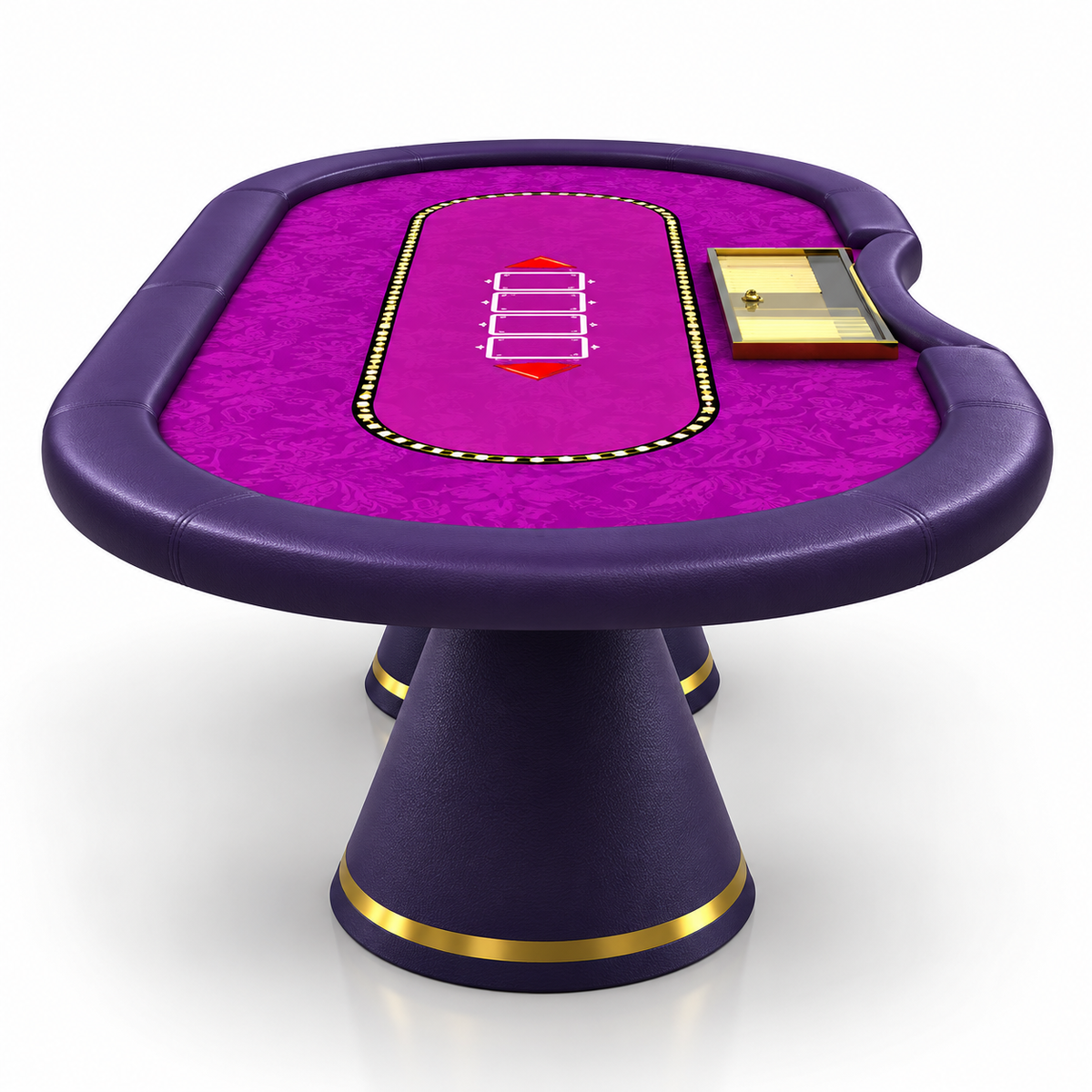 Deluxe MDF Texas Hold’em Poker Table for Casino Gaming
