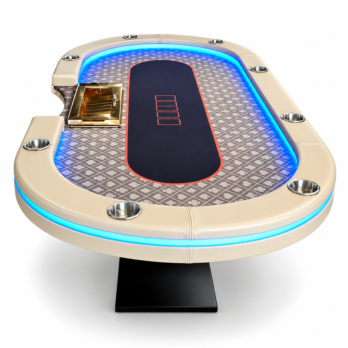 Luxury Casino Poker Table Texas Hold Gaming Table