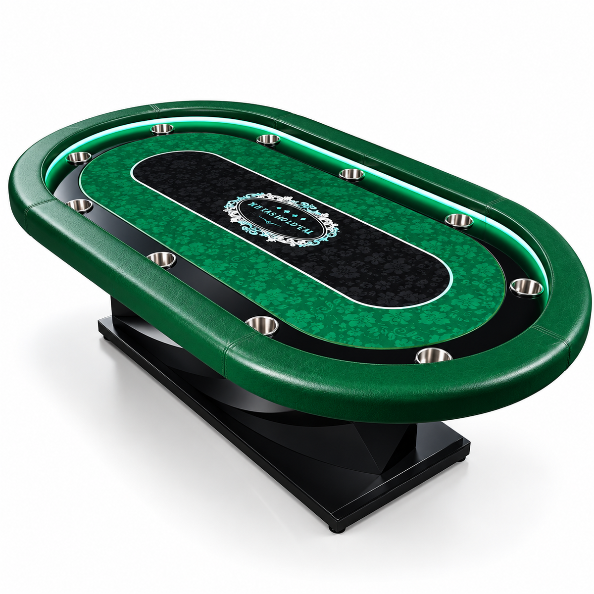 Solid Wood Professional Casino Texas Hold Poker Table