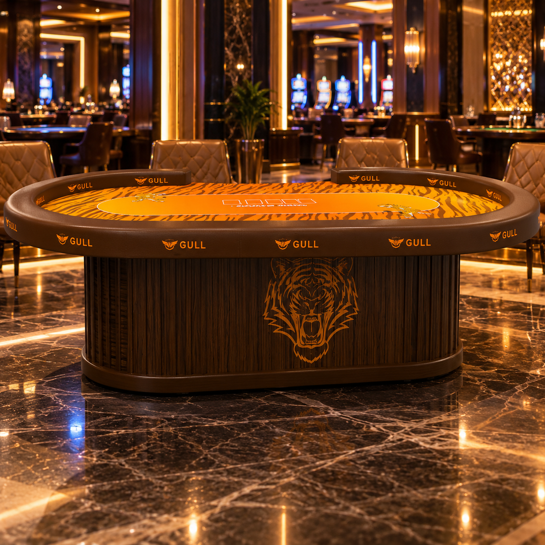 Professional Casino Poker Table Oval Design Texas Table