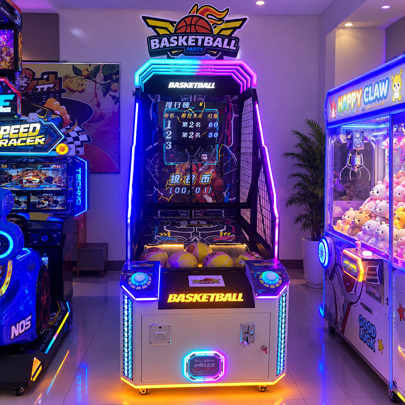 Metal Video Game Console English Support Coin Operated