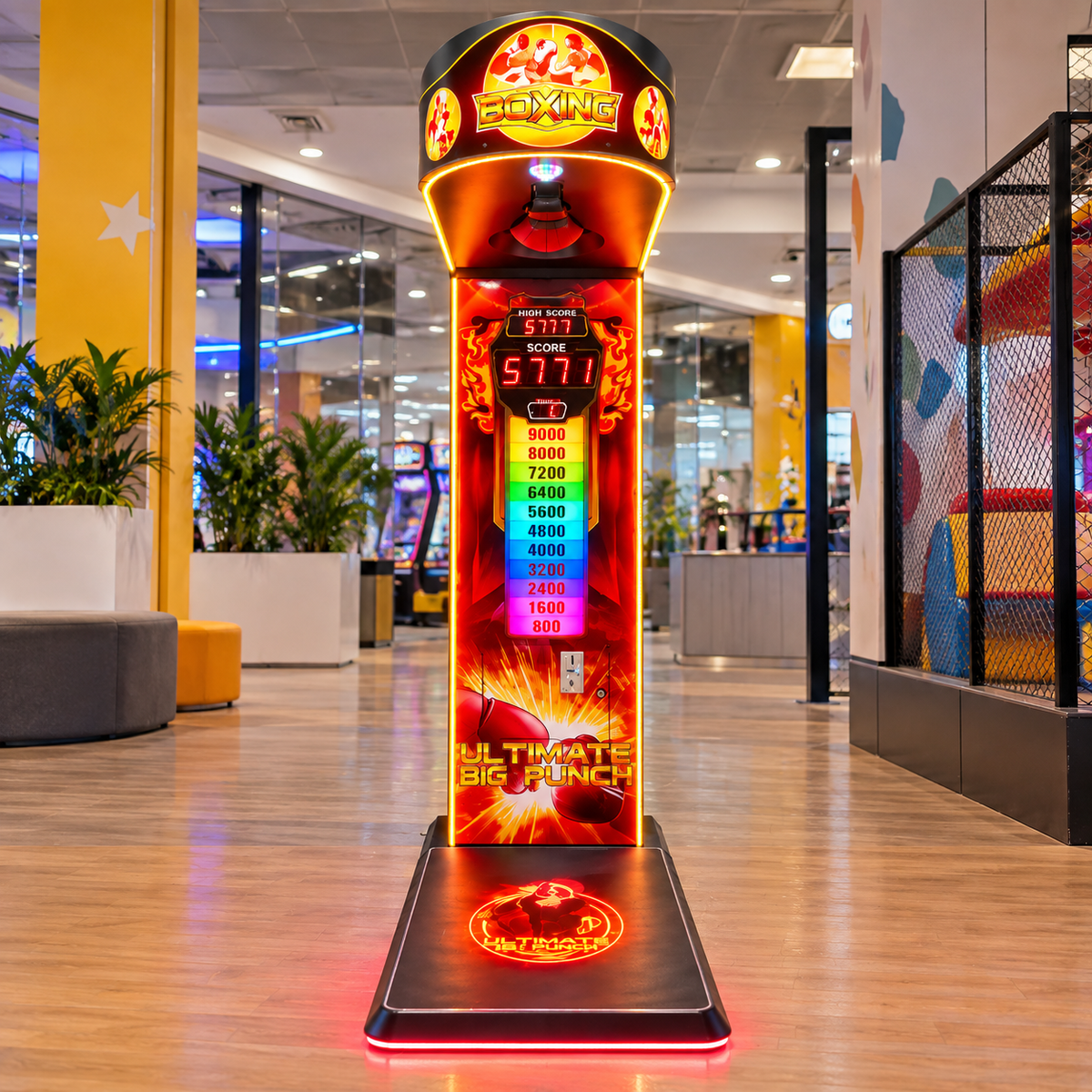 Entertainment Arcade Boxing Punch Machine Hercules Force Meter
