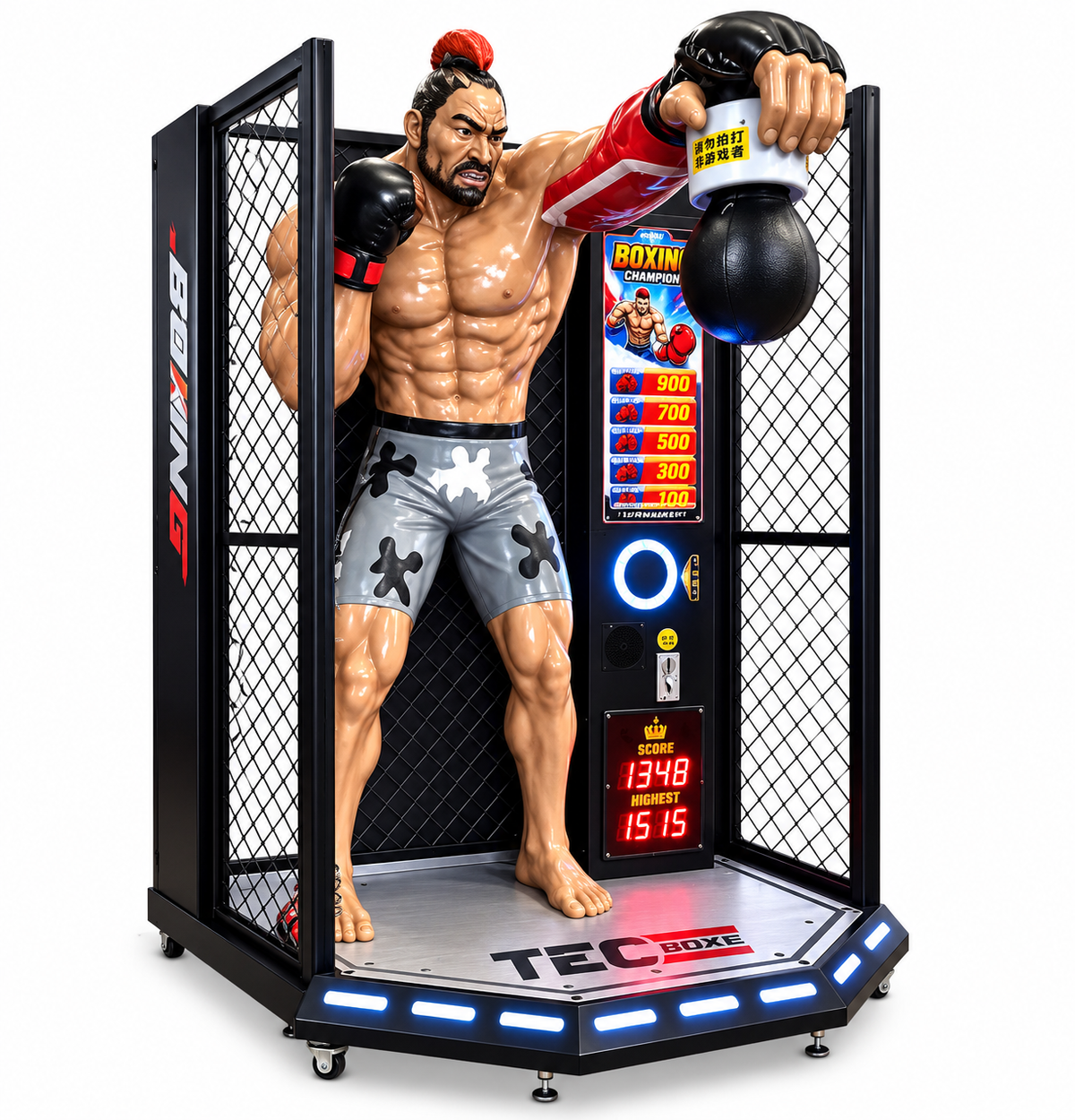 Coin Operated Boxing Machine Arcade Game for Game Center