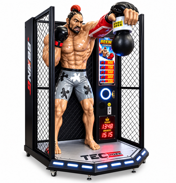 Coin Operated Boxing Machine Arcade Game for Game Center