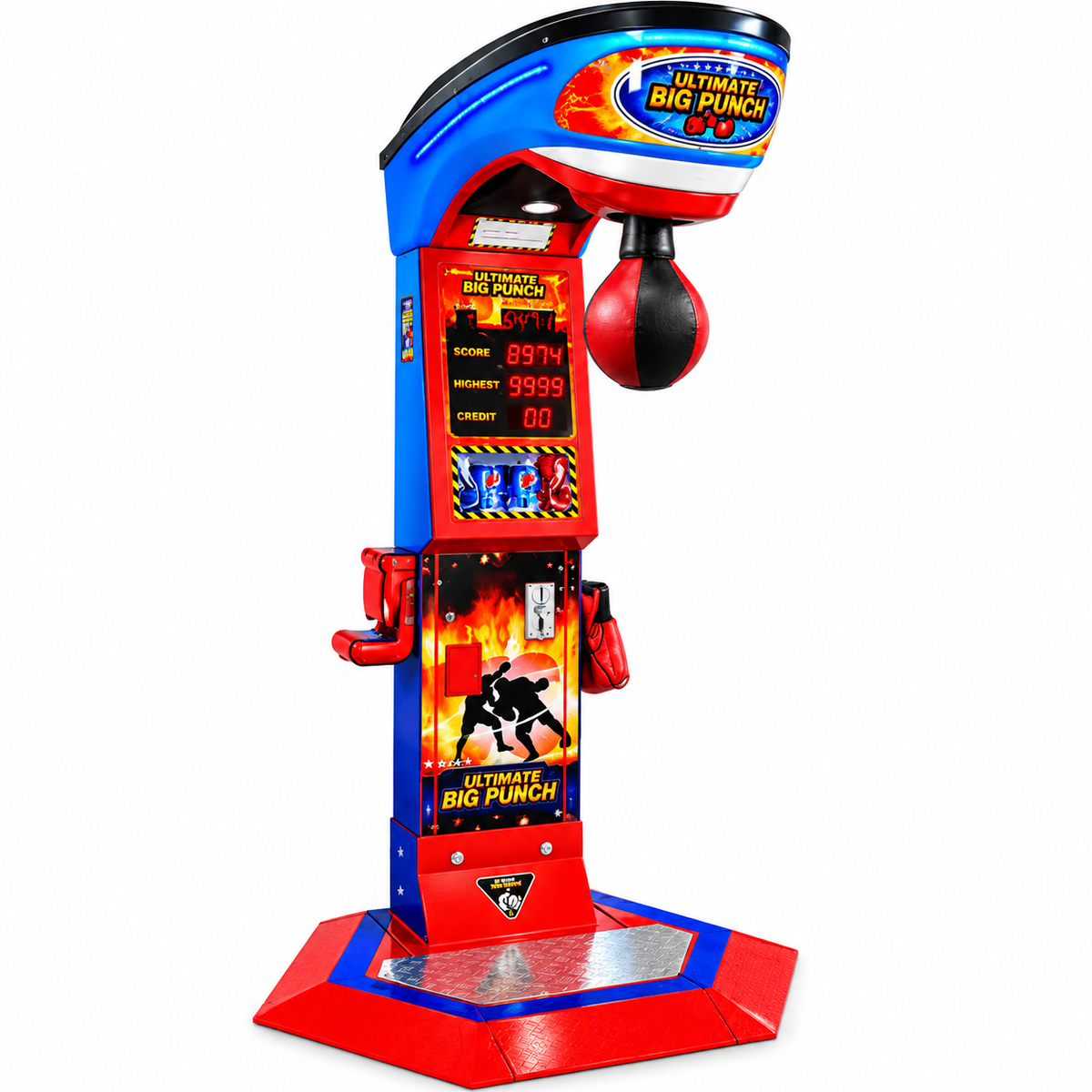 Jinns Coin Operated Dragon Punch Arcade Boxing Machine