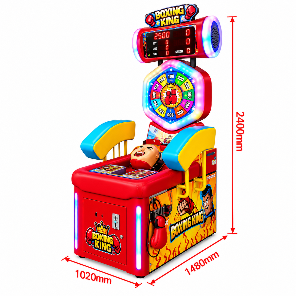 Indoor Boxing Game Machine Adults Metal English 220V