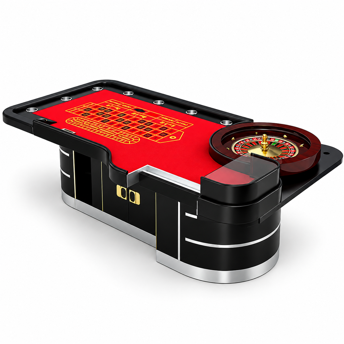 Electronic Gambling Poker Table Professional Casino Set