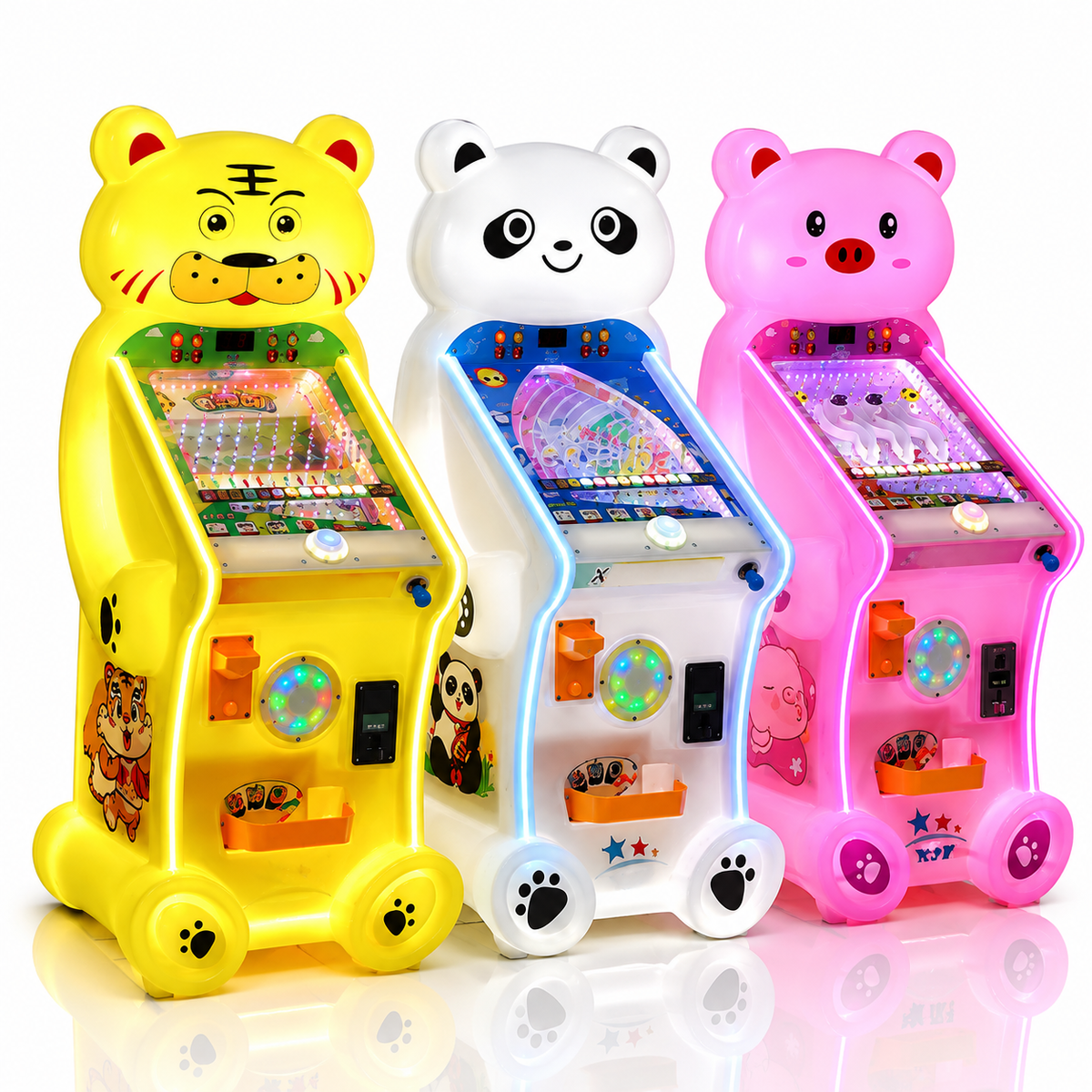 Pig Coin Operated Pachinko Pinball Arcade Game Machine