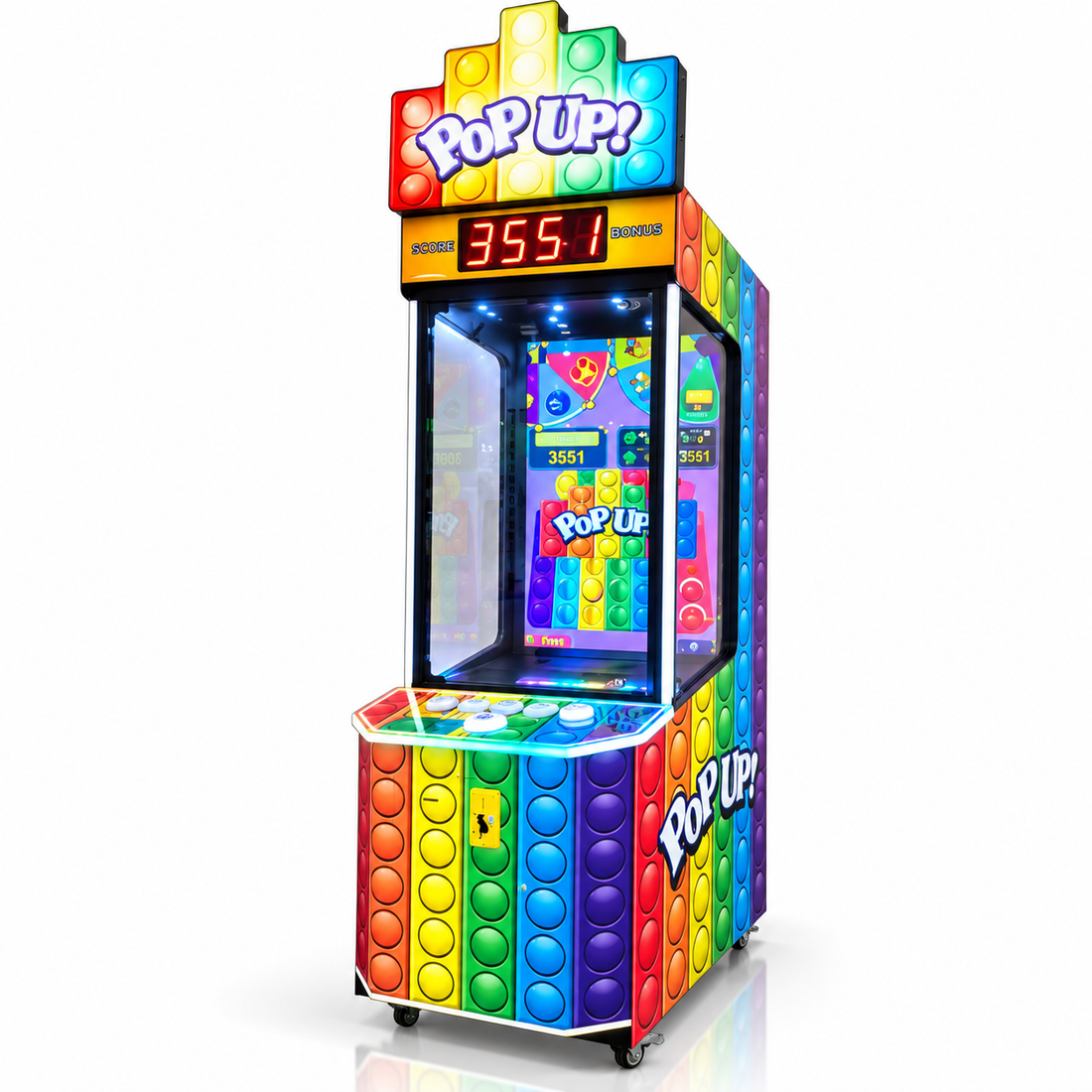 Coin Operated Pop Up Arcade Ticket Redemption Game Machine
