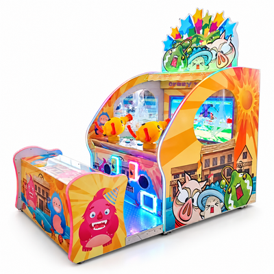 2 Player Coin Operated Children's Ball Shooting Arcade Game Machine