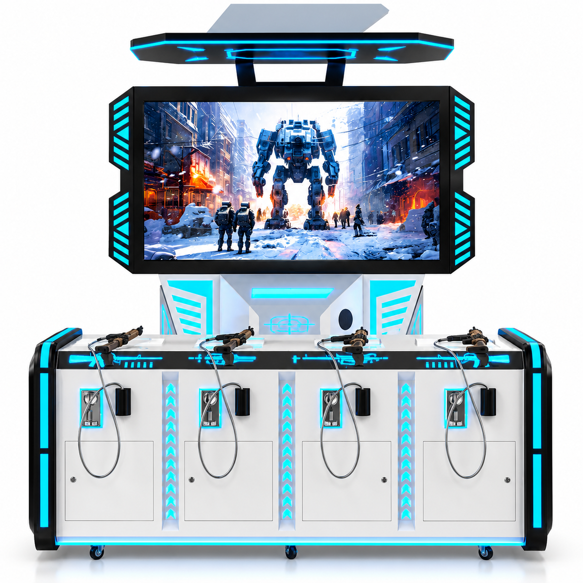 Four-Player Arcade Shooting Simulator Game Machine – view 3
