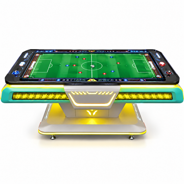 Automatic 3D Virtual Soccer Table Arcade Game Machine with LED Lights