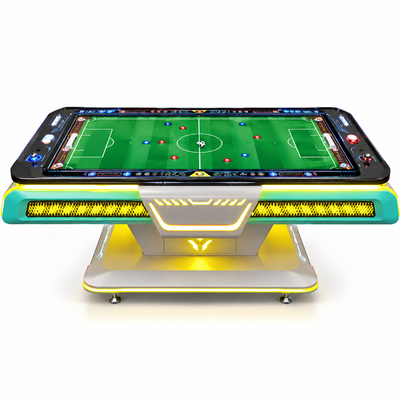 Automatic 3D Virtual Soccer Table Arcade Game Machine with LED Lights