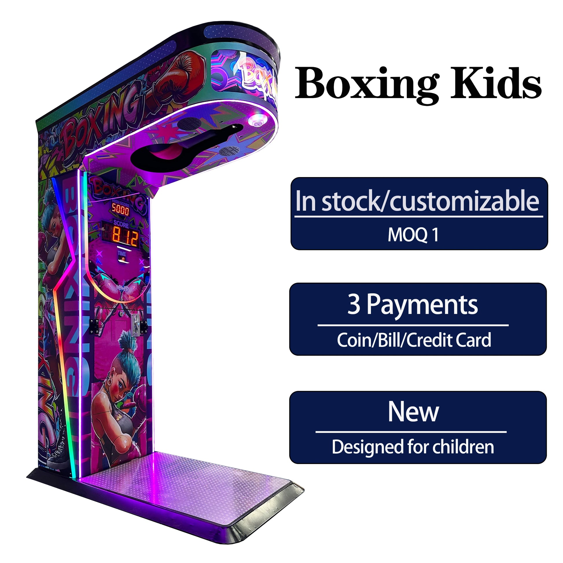 Big Punch Boxing Machine Sport Boxer Coin Operated 