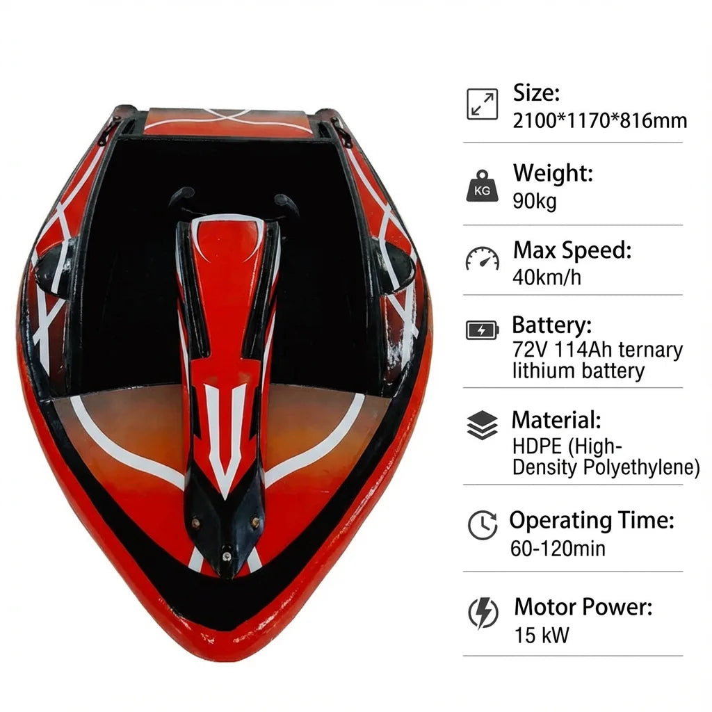Electric Karting Boat Drift Aqua Kart Adult