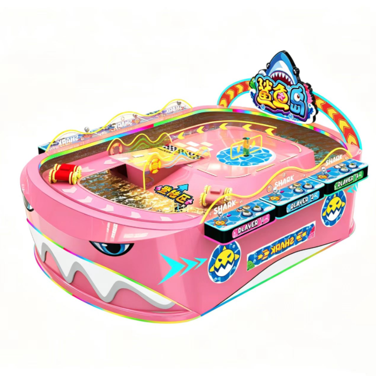 6 Player Coin Operated Shark Island Arcade Racing Game Machine