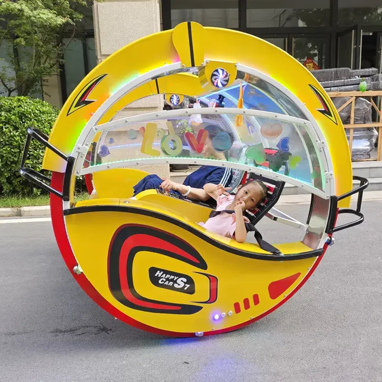 360 Rolling Car Le Bar Swing LED for Childrens