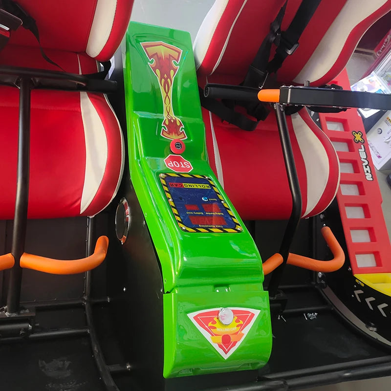 360° Rolling Car Double Adults Players Electric Vehicle