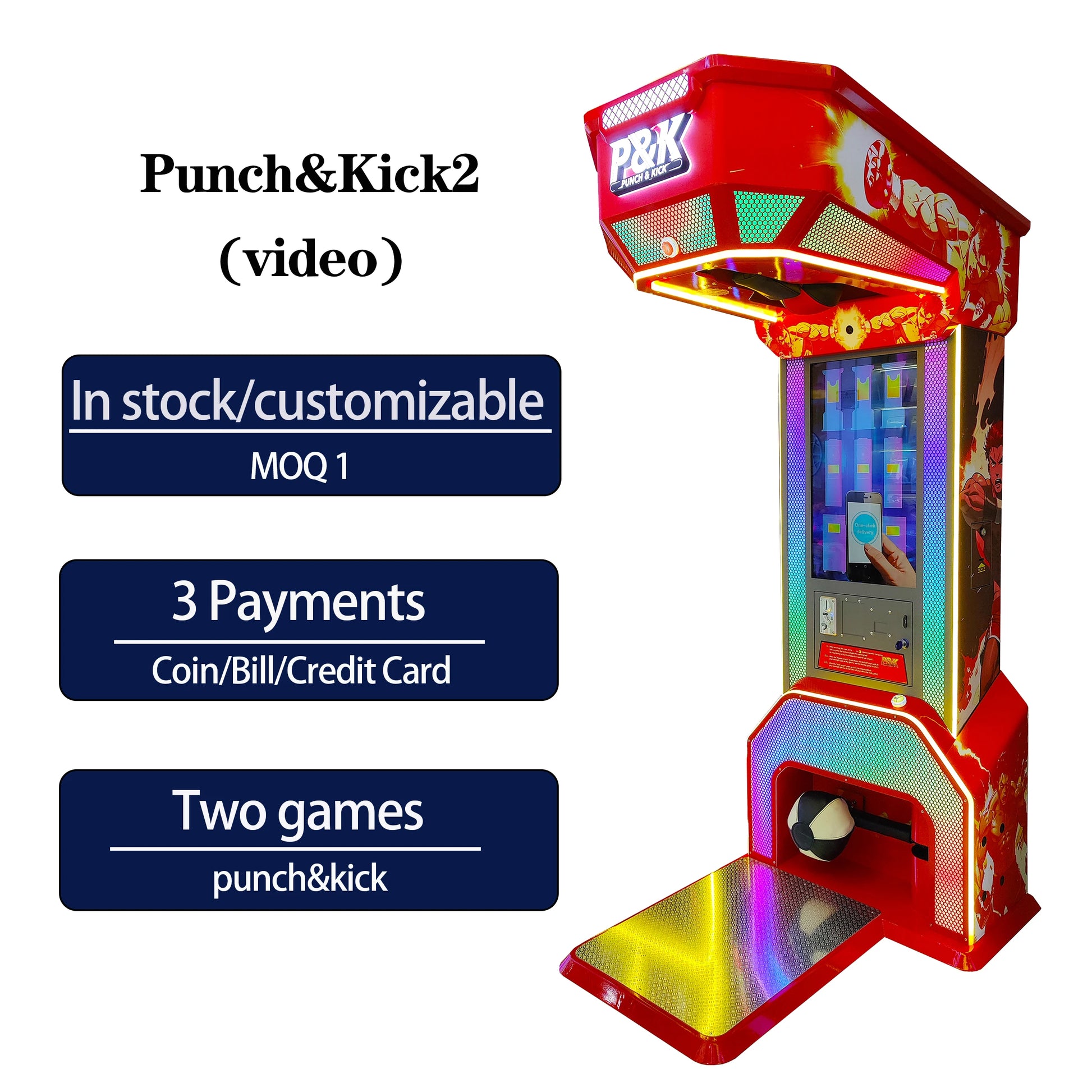 Big Punch Boxing Machine Sport Boxer Coin Operated 